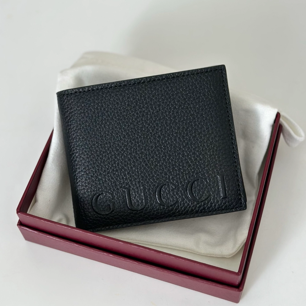 Gucci Wallet Grained Black