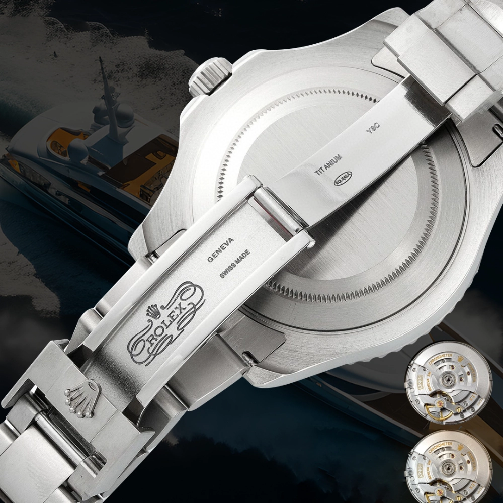 Rolex Yacht-Master Black Dial, Oyster Bracelet - Image 7