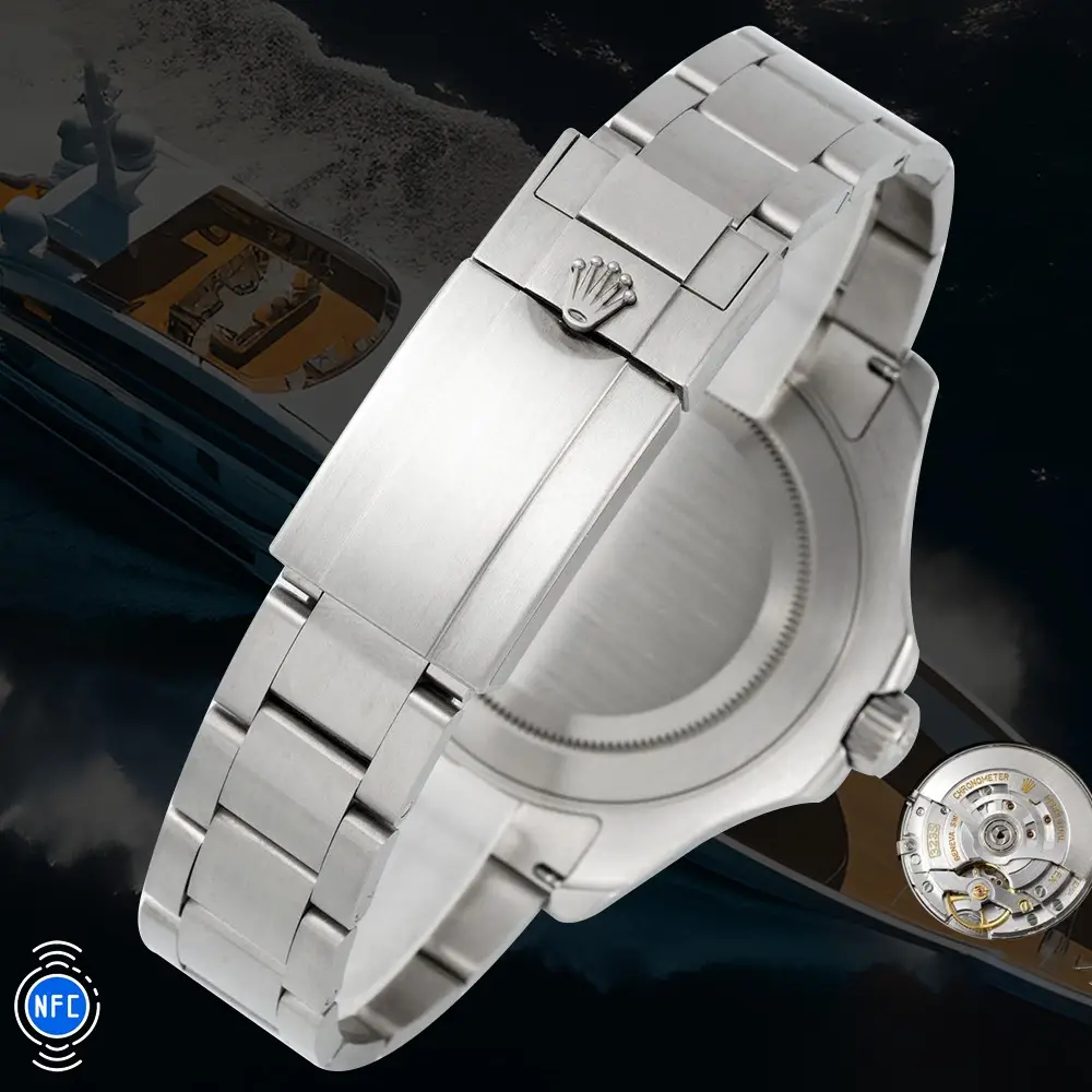 Rolex Yacht-Master Black Dial, Oyster Bracelet - Image 4