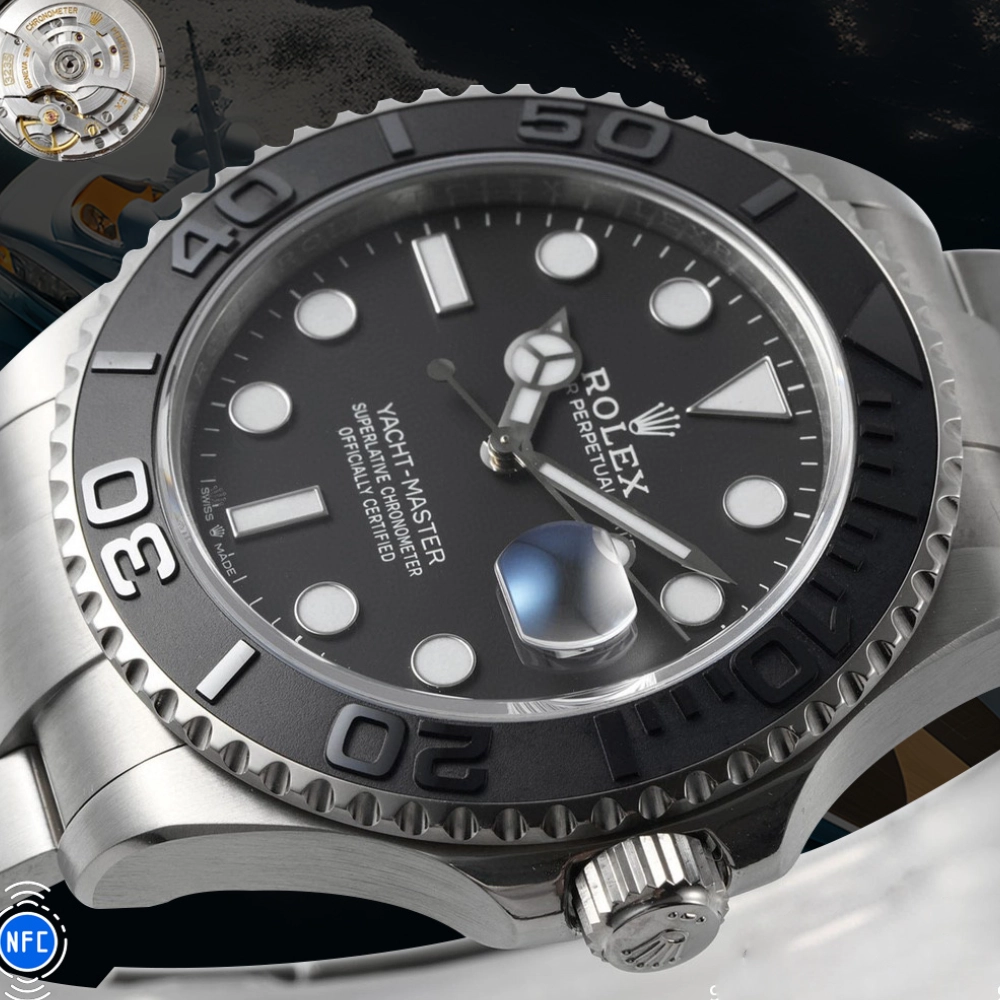 Rolex Yacht-Master Black Dial, Oyster Bracelet - Image 3