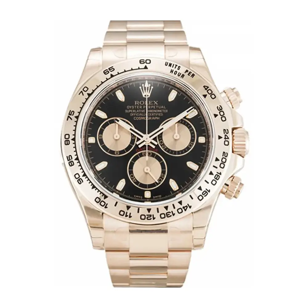 Daytona Gold Black Dial